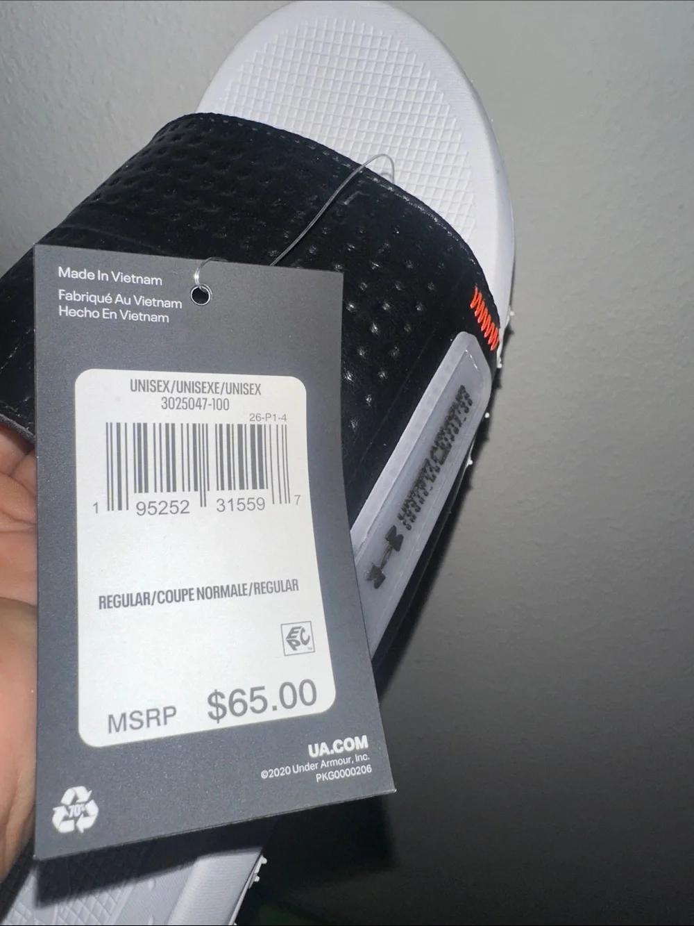 UNDER ARMOUR Unisex UA FT Sway Slides NEW, size 14M, 15.5,very comfy, last one!